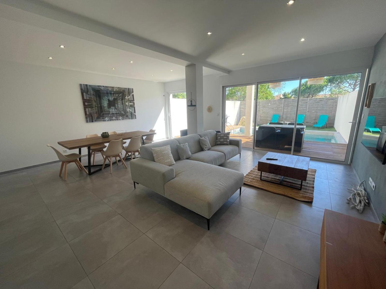 Villa Design Cap Dagde Piscine Et Plage Le Grau-dʼAgde エクステリア 写真