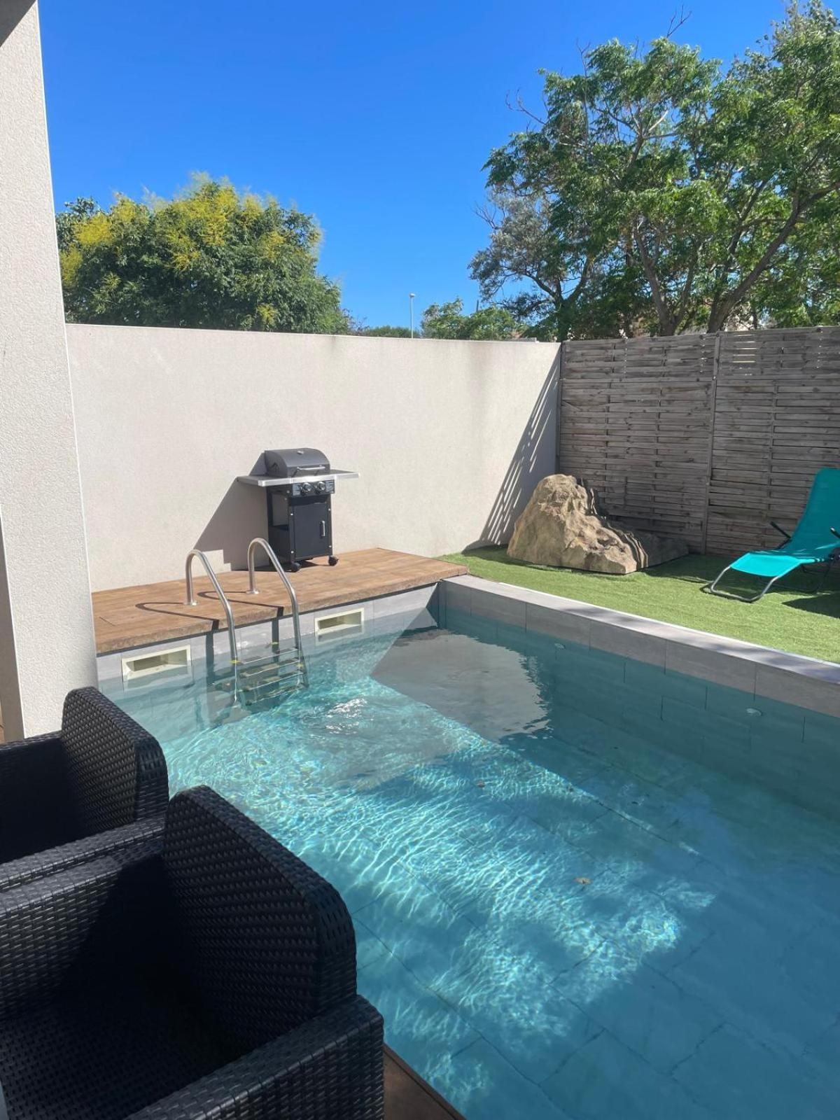 Villa Design Cap Dagde Piscine Et Plage Le Grau-dʼAgde エクステリア 写真