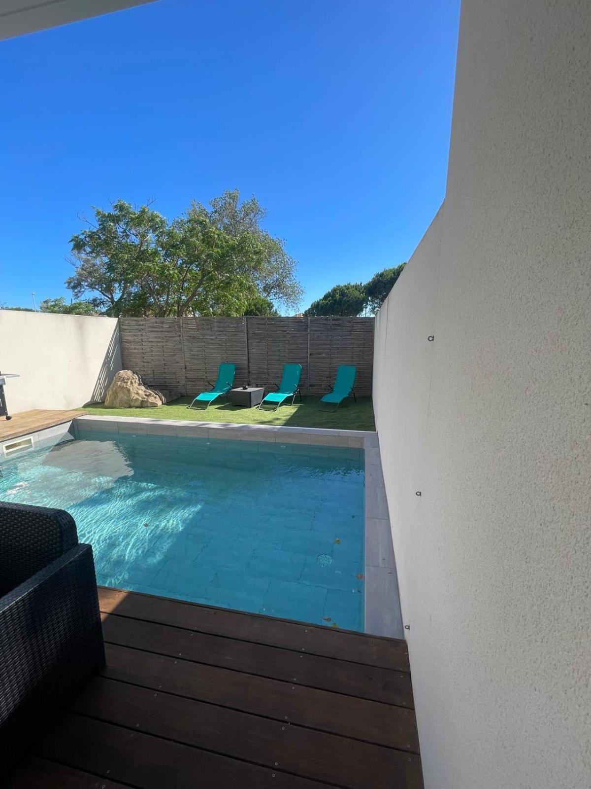 Villa Design Cap Dagde Piscine Et Plage Le Grau-dʼAgde エクステリア 写真