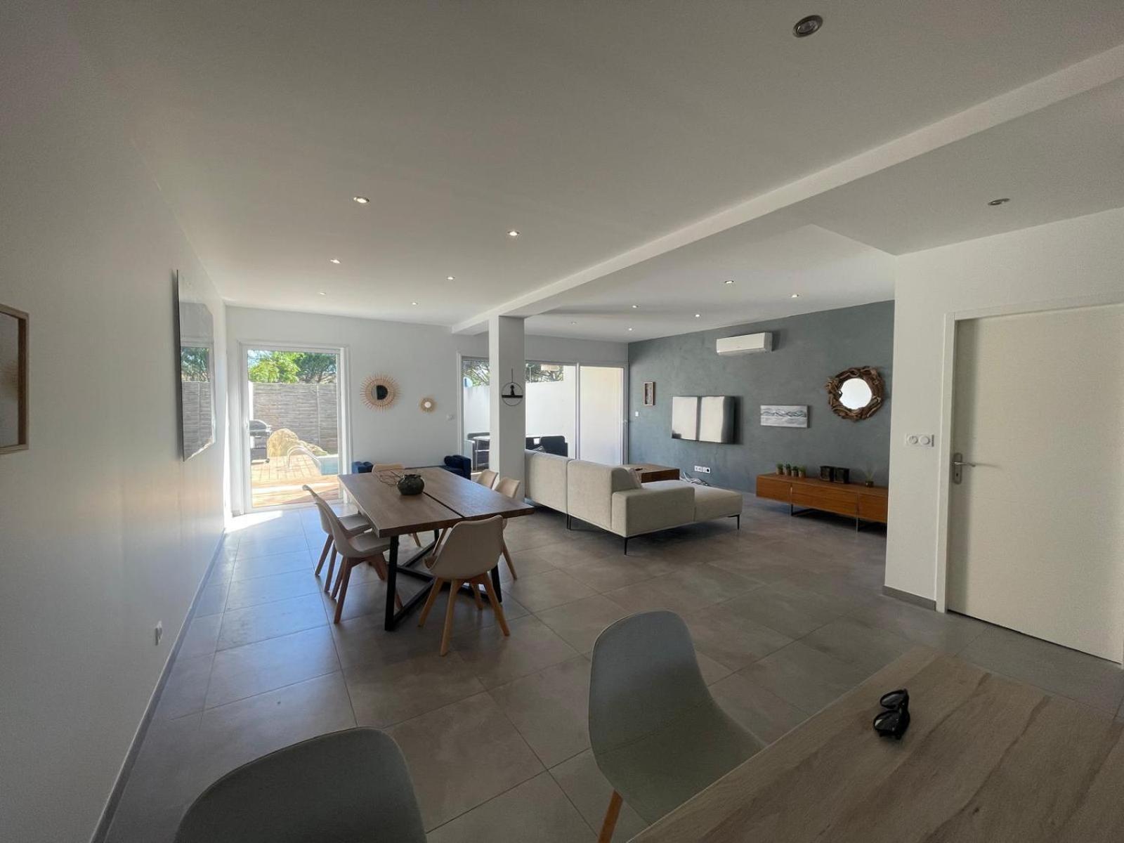 Villa Design Cap Dagde Piscine Et Plage Le Grau-dʼAgde エクステリア 写真