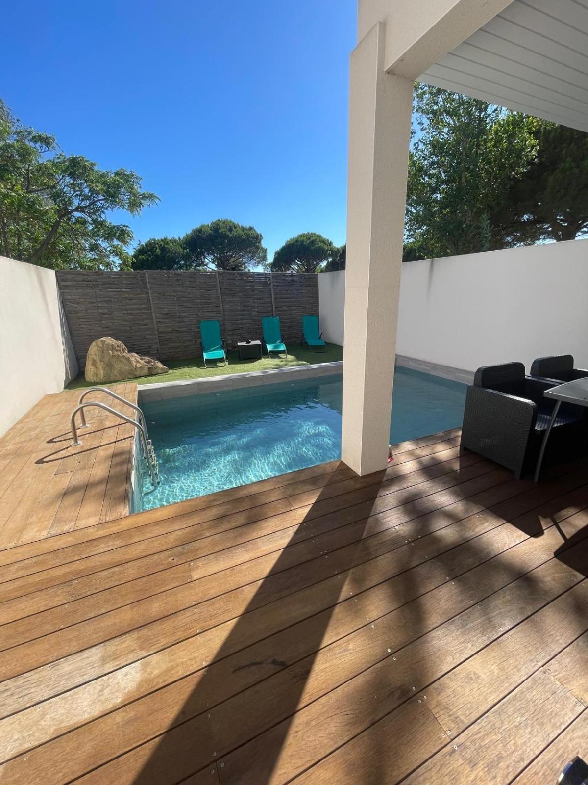 Villa Design Cap Dagde Piscine Et Plage Le Grau-dʼAgde エクステリア 写真